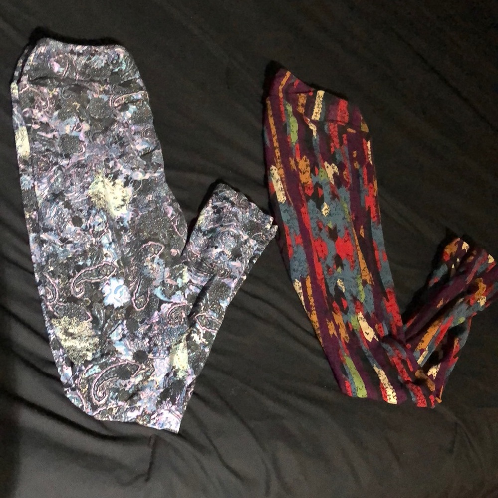 Lula roe leggings - 2 pairs!